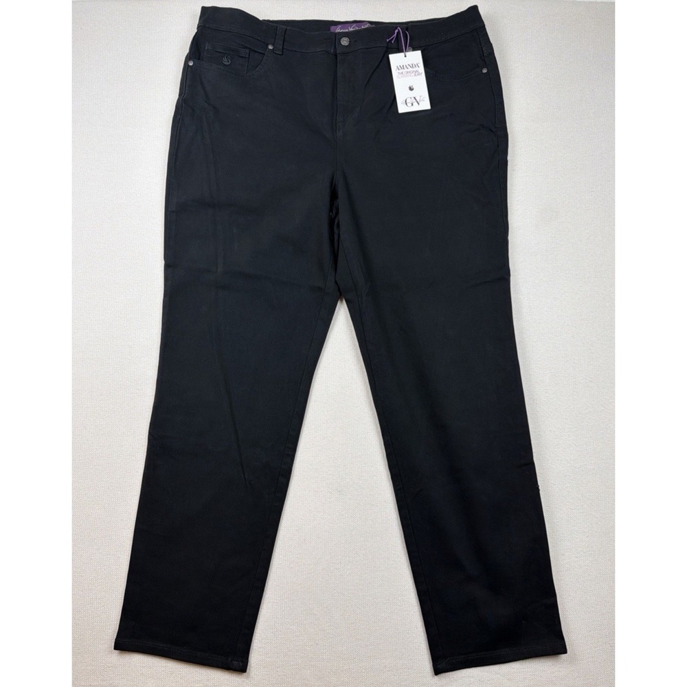 Gloria Vanderbilt Amanda Jeans 18W Average Tapered Leg NWT *defect Classic Rise